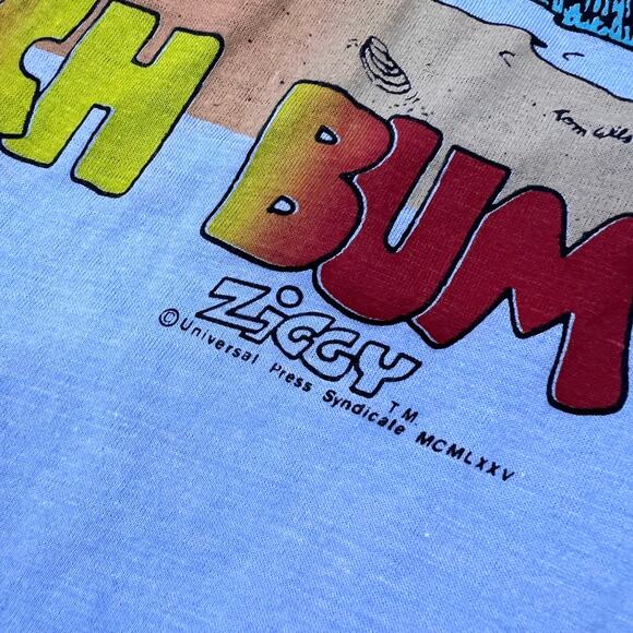 True Vintage 1975 Tropix Togs Ziggy California Beach Bum T Shirt Spring Break S - Picture 3 of 15